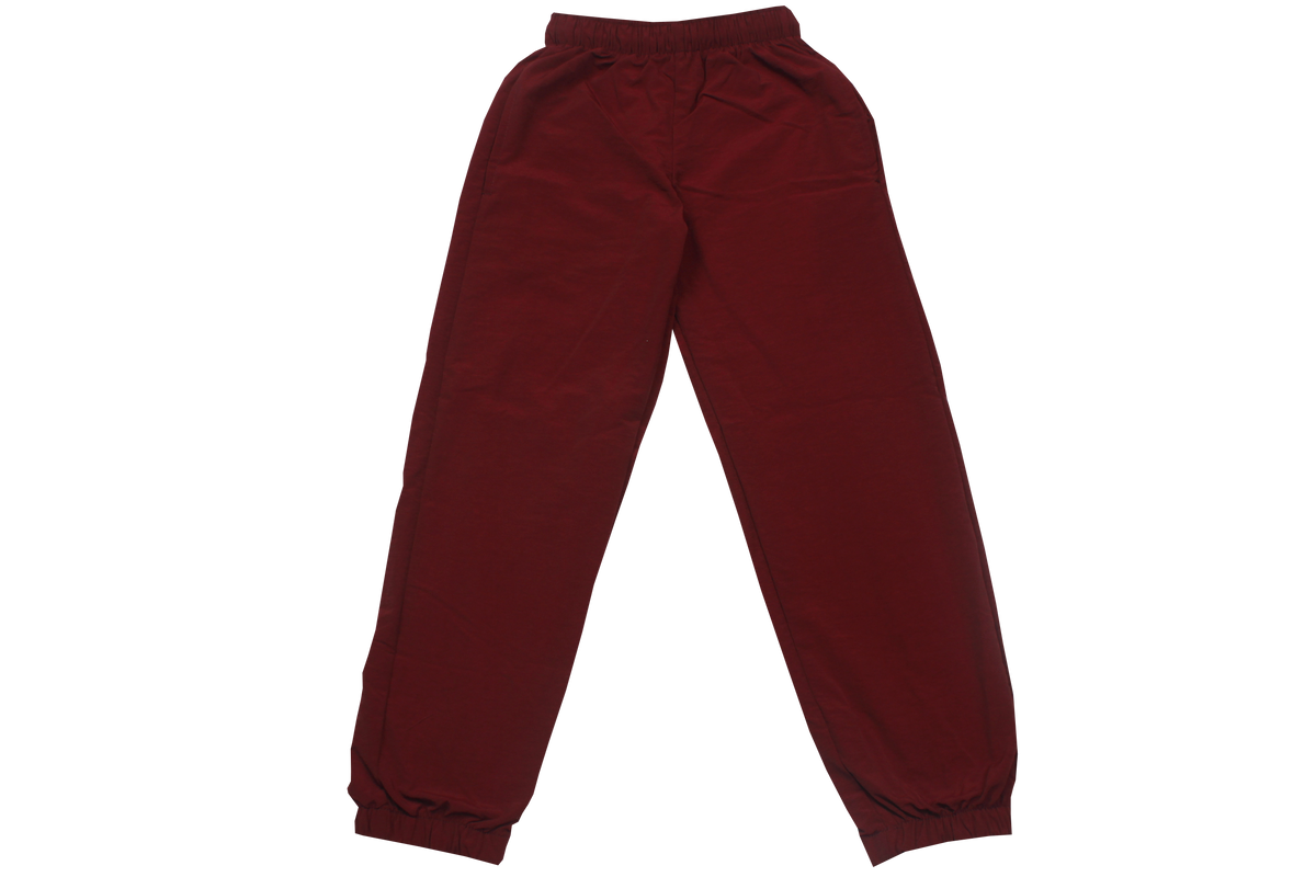 Maroon tracksuit sale pants school