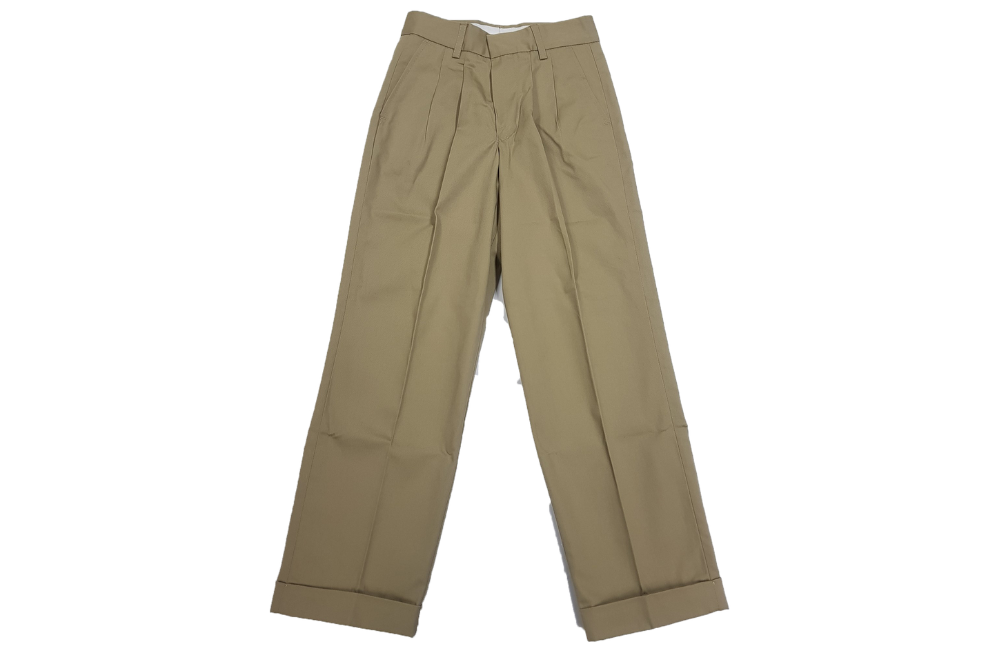 Beltloop Trouser Khaki Emb - Canaan College