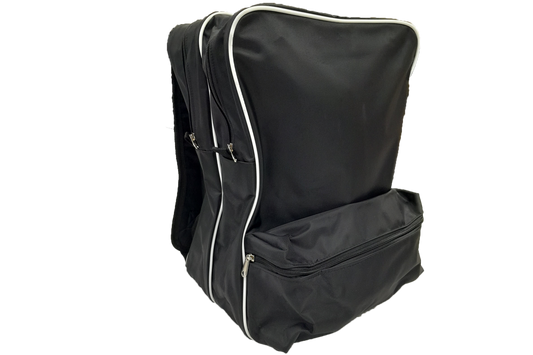 Black/White Senior Backpack Bag