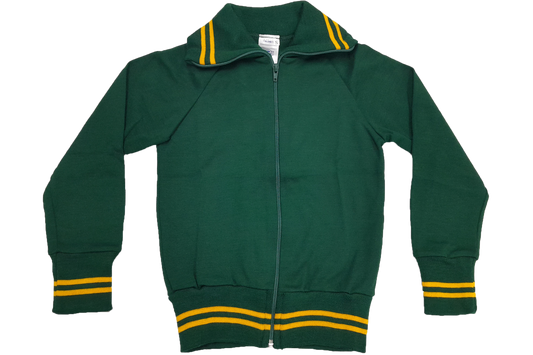 Woolen Tracksuit Set - Bottle Green/Gold (PDR)