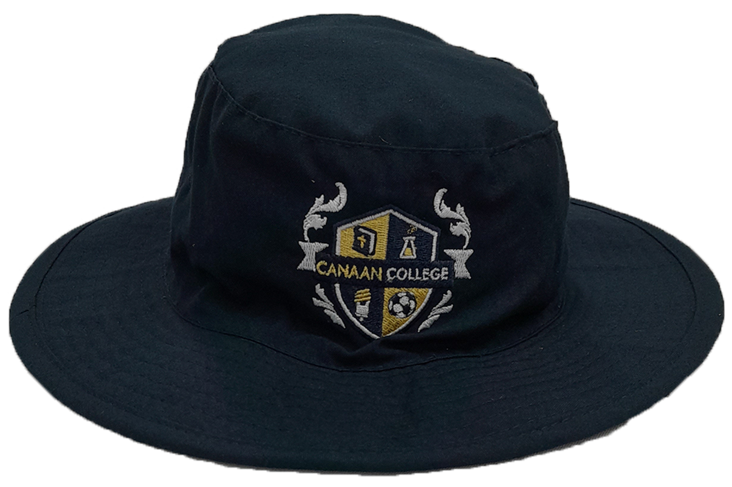 Floppy Hat Navy Emb - Canaan College