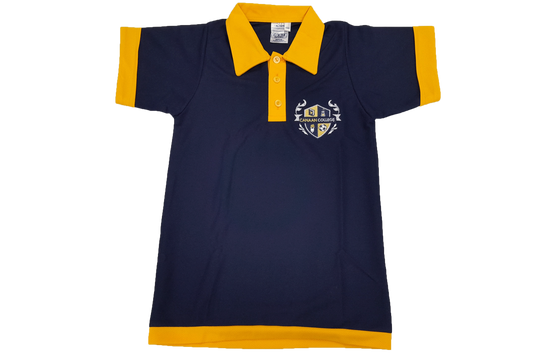 Golf Shirt M/M Navy Emb - Canaan College