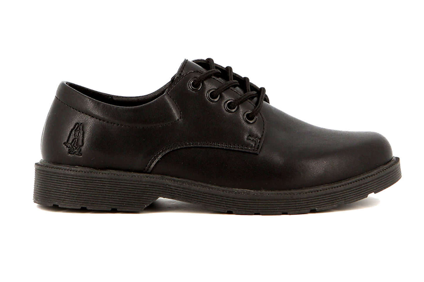 Hush Puppies Lace Up School Shoes - Black