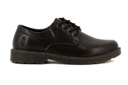 Hush Puppies Lace Up School Shoes - Black