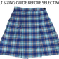 Skirt Pleated Tartan - Nomovimbela