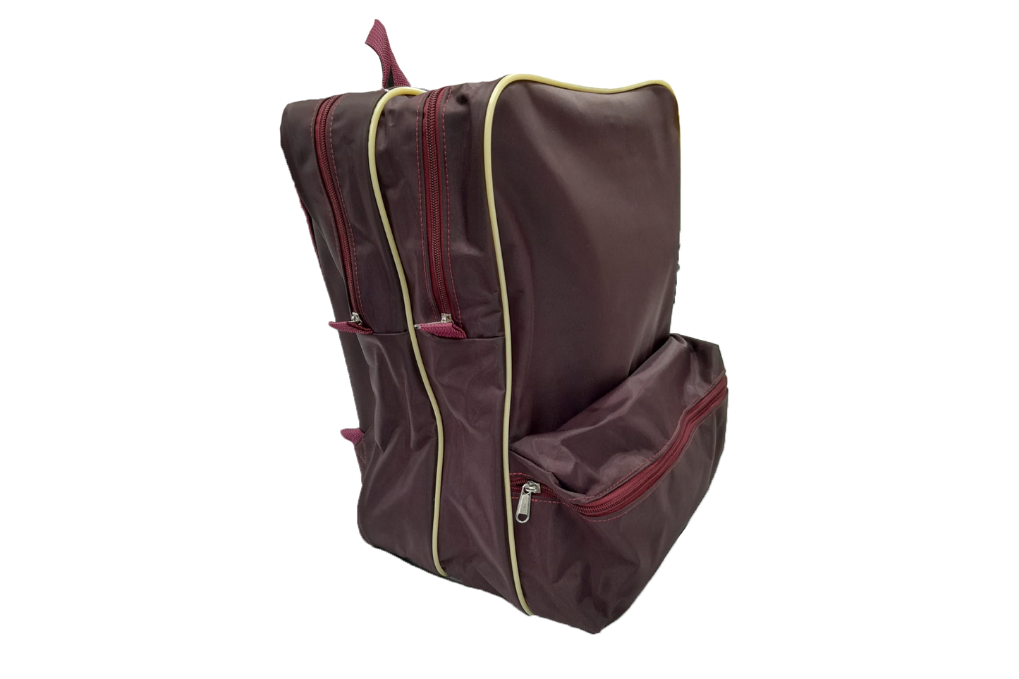 Maroon/Beige Senior Backpack Bag