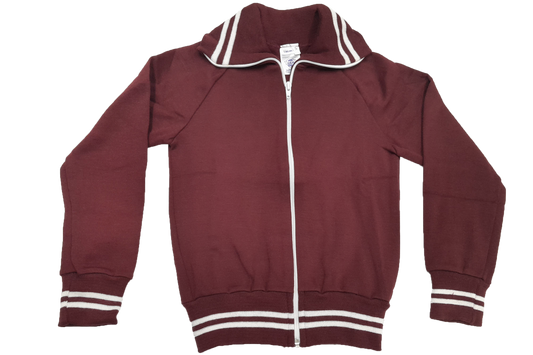 Woolen Tracksuit Set - Maroon/White (PDR)