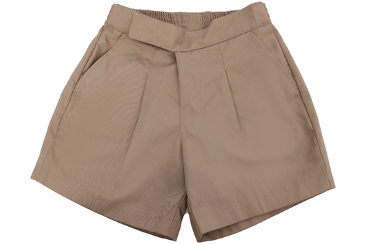 School Shorts Khaki Emb - Canaan College