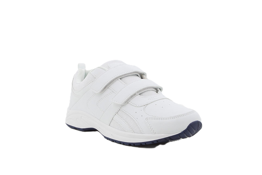 Hush Puppies Deuce Velcro Takkies - White