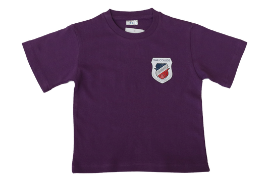 T-Shirt Plain - Purple Printed - Star College Gr baby/toddler