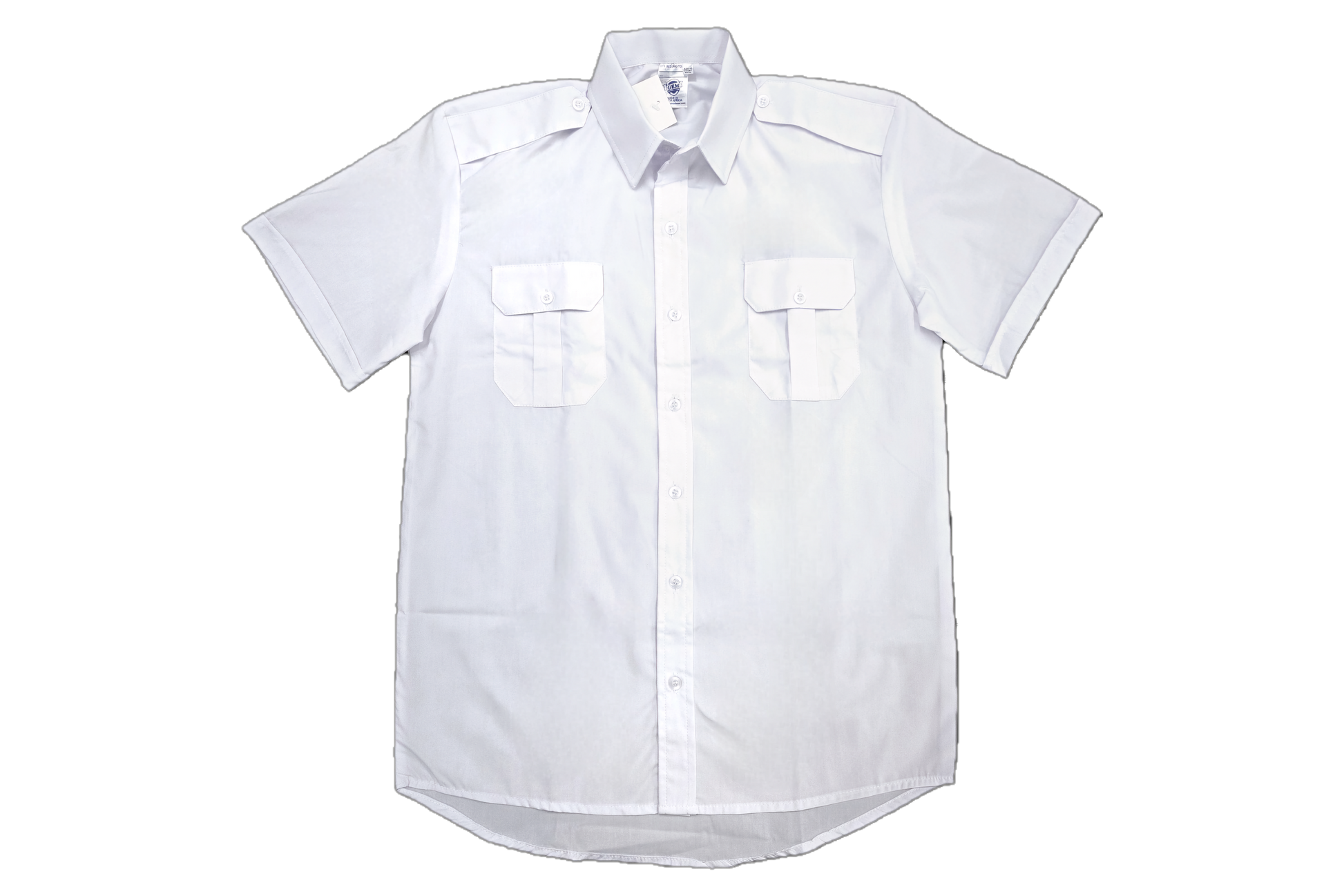 White Pilot style shirt