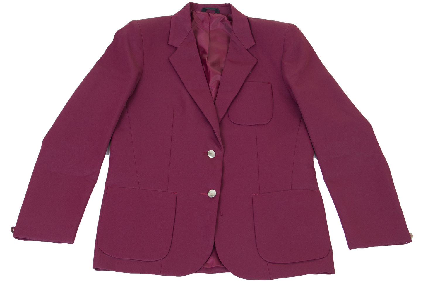 Ladies Plain Blazer - Maroon