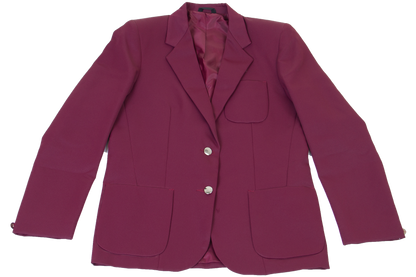 Ladies Plain Blazer - Maroon