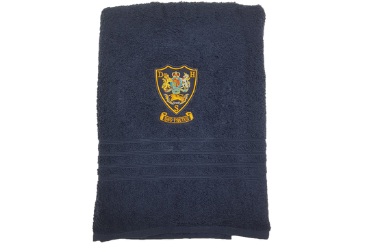 Navy Towel Emb - Durban High School