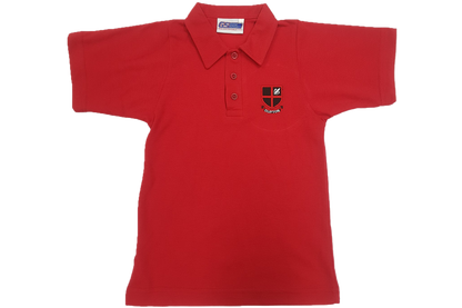 Golf Shirt Red Emb  - Clifton Gr R