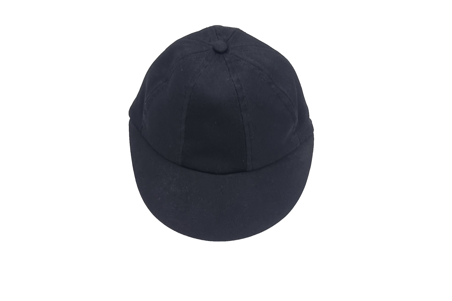 School Cap Plain - Black