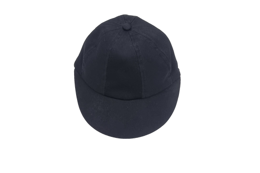 School Cap Plain - Black