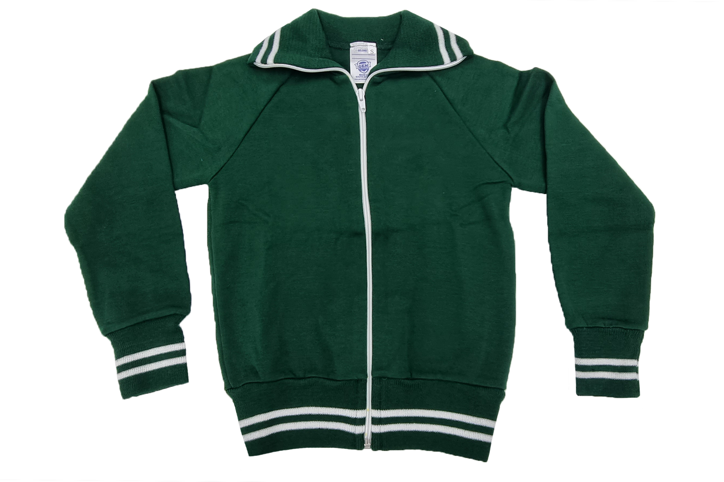 Woolen Tracksuit Set - Bottle Green/White (PDR)