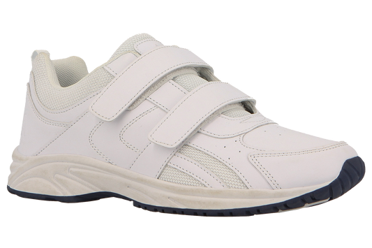 Hush Puppies Deuce Velcro Takkies - White