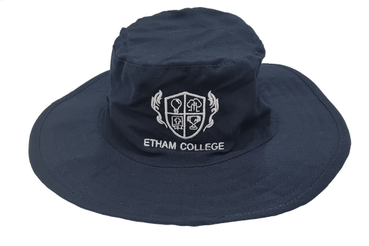 Floppy Hat Navy Emb - Etham (Sports)