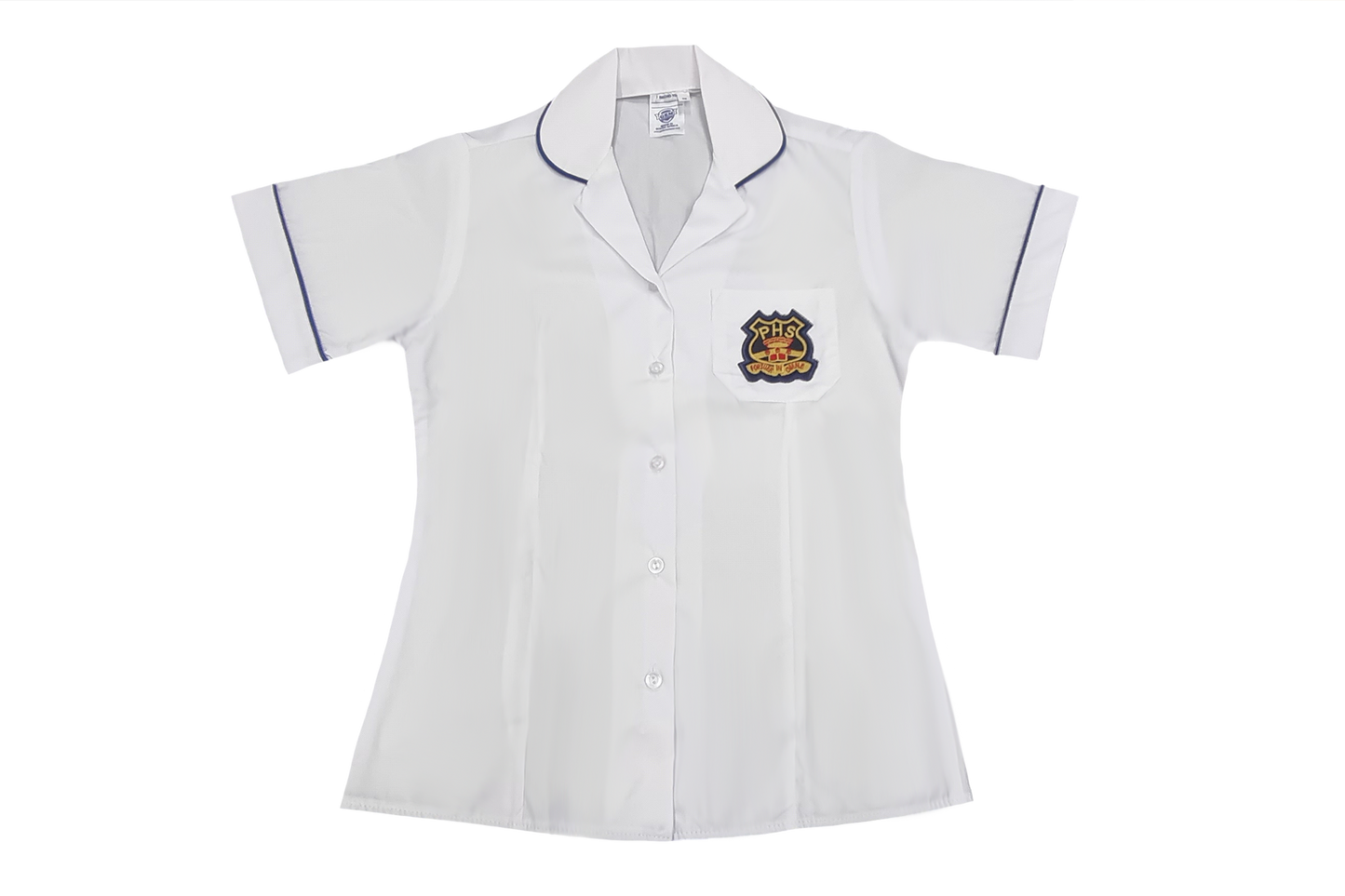 Shortsleeve Roundneck Blouse Emb - Pinetown Girls High