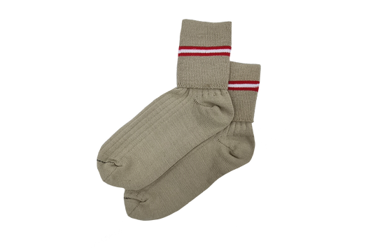 Boys / Girls Anklet Spun Socks - Redwood