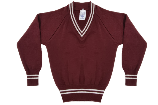 Longsleeve Striped Jersey - Sithengile Maroon/White