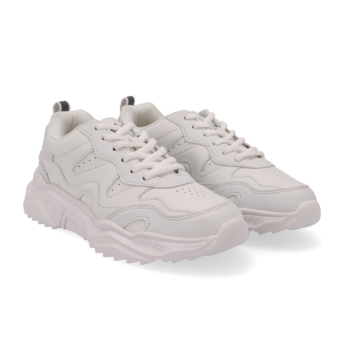 Toughees Thato Laceup Takkie - White – Gem Schoolwear